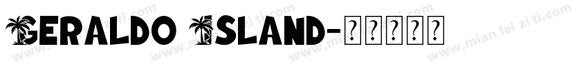 Geraldo Island字体转换